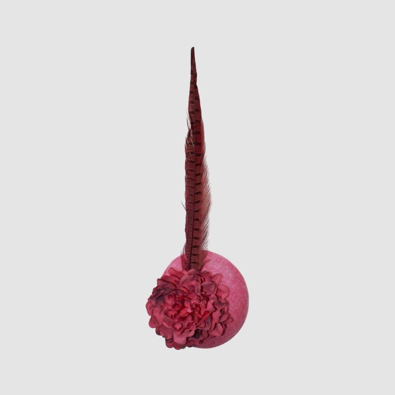 TOCADO GRANATE PLUMA