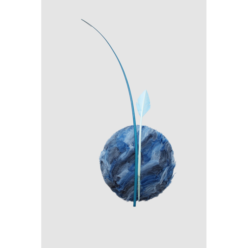 TOCADO PEQUEÑO TEXTURA AZUL