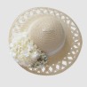 SOMBRERO TULLE HORTENSIAS