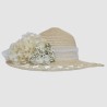 SOMBRERO TULLE HORTENSIAS