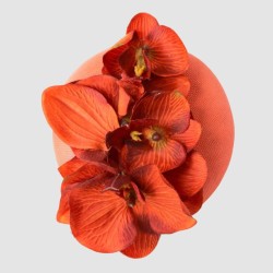 TOCADO NARANJA ORQUIDEA