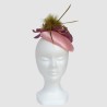 TOCADO ROSA ORQUIDEA PLUMA